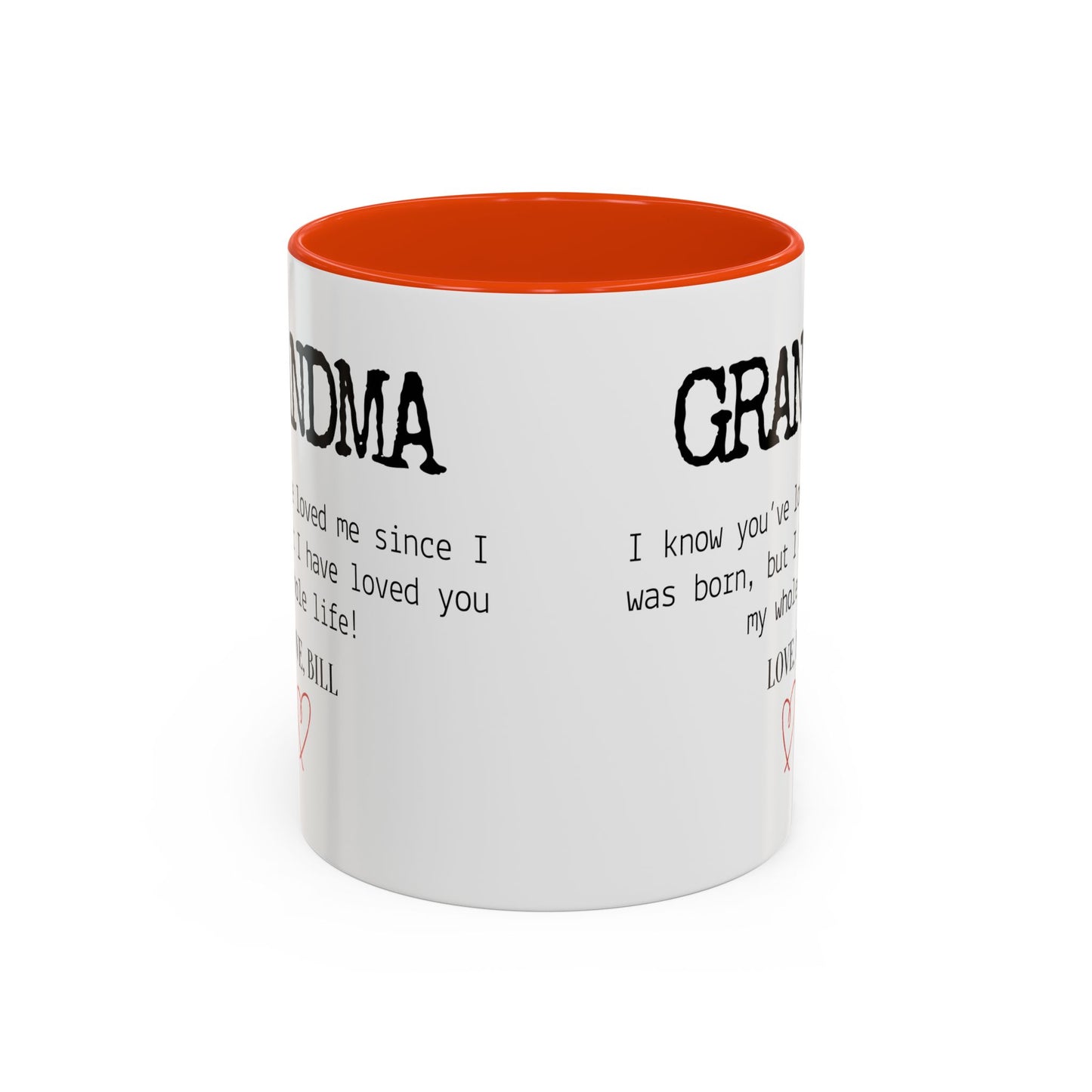 Personalized Grandma Mug, Gift from Grandchild, Custom Message Coffee Cup, Grandma Birthday Gift, Mother’s Day Mug, Sentimental Gift for Grandma