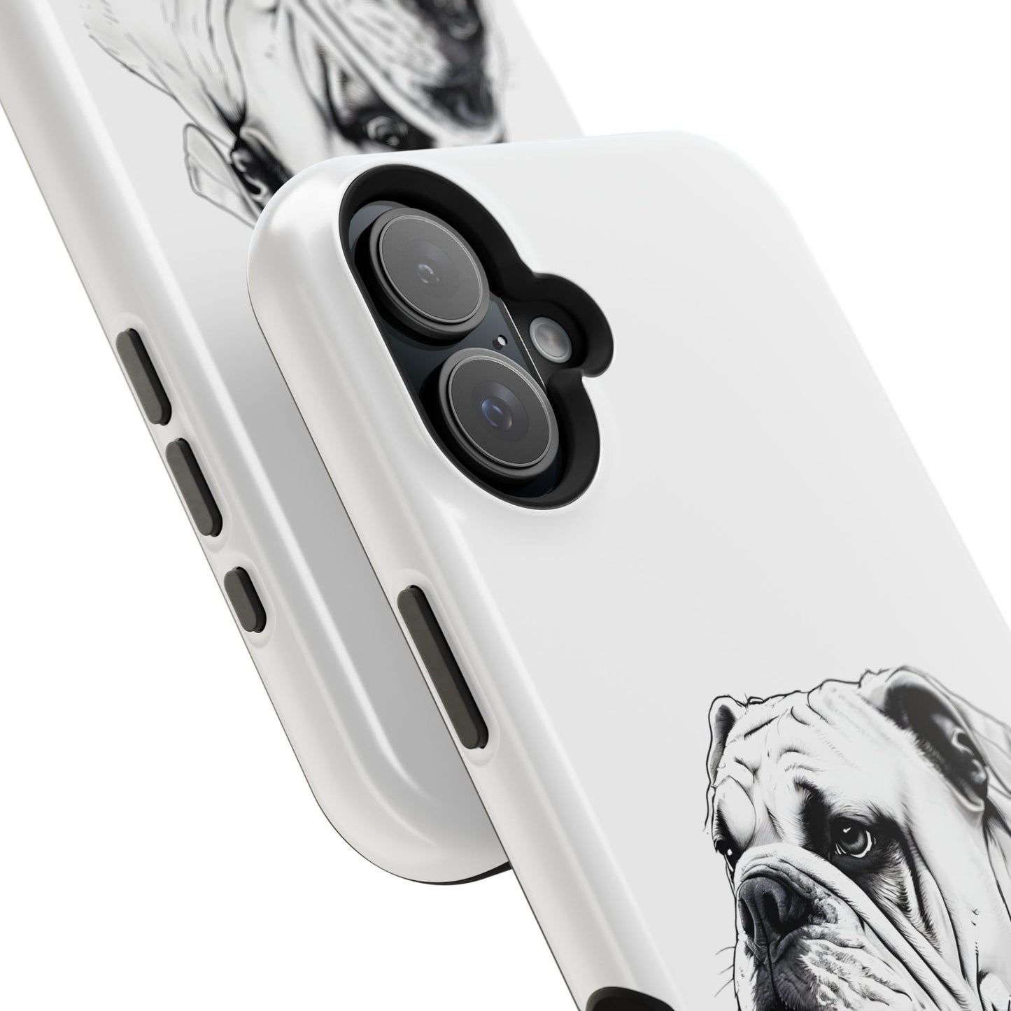 Bulldog Magnetic Tough Cases - Durable Phone Protection, Pet Lovers Gift, Animal Accessories, Unique Design, Personalized Tech