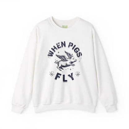 When Pigs Fly Sweatshirt, Flying Pig Shirt, Pigs With Wings, I Love Pigs, Pig Lover Gift, Cute Pig Shirt, Pig T-Shirt