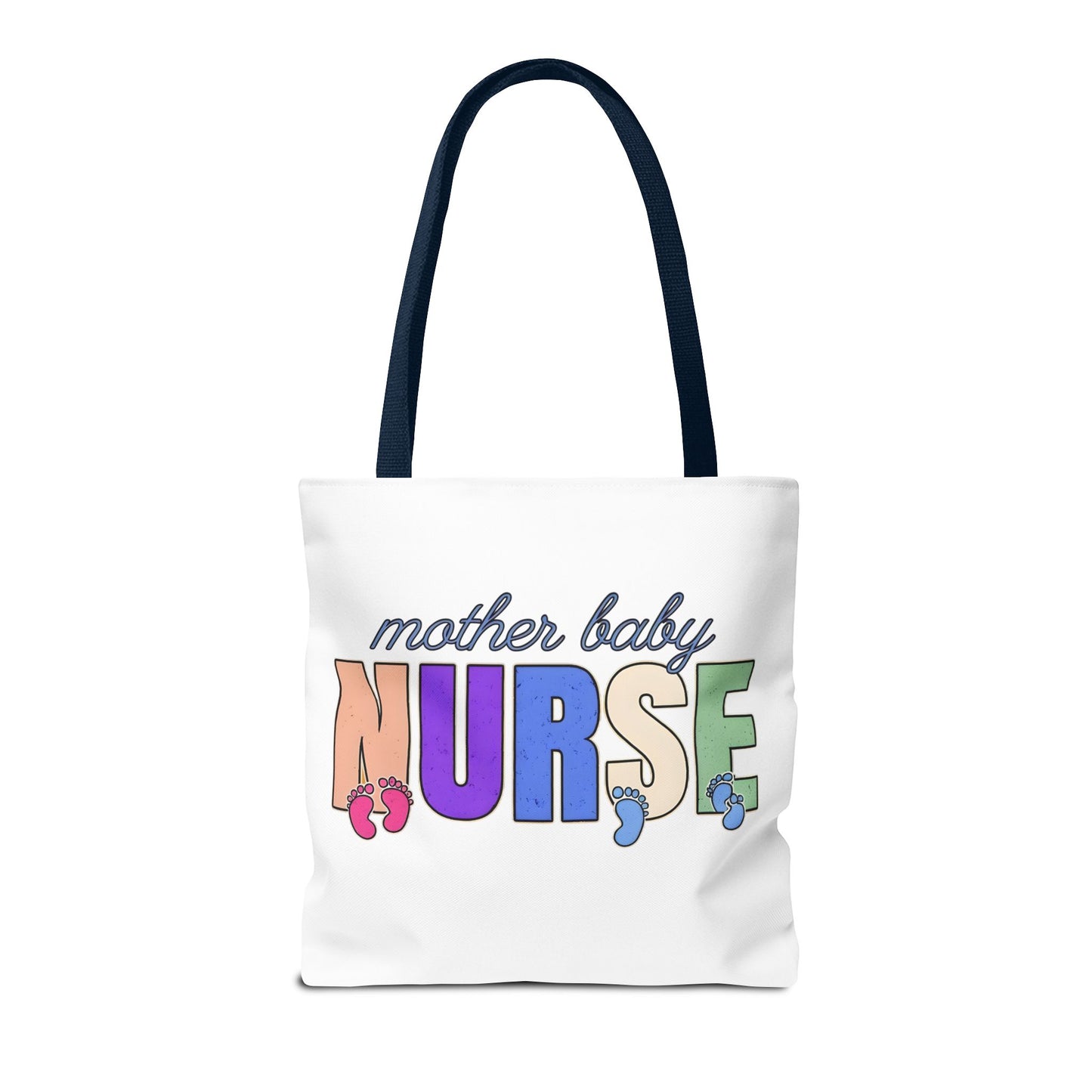 Postpartum Mother Baby Nurse Tote Bag, Nurse Appreciation, Cute Nurse Bag, Labor and Delivery, Midwife Gift
