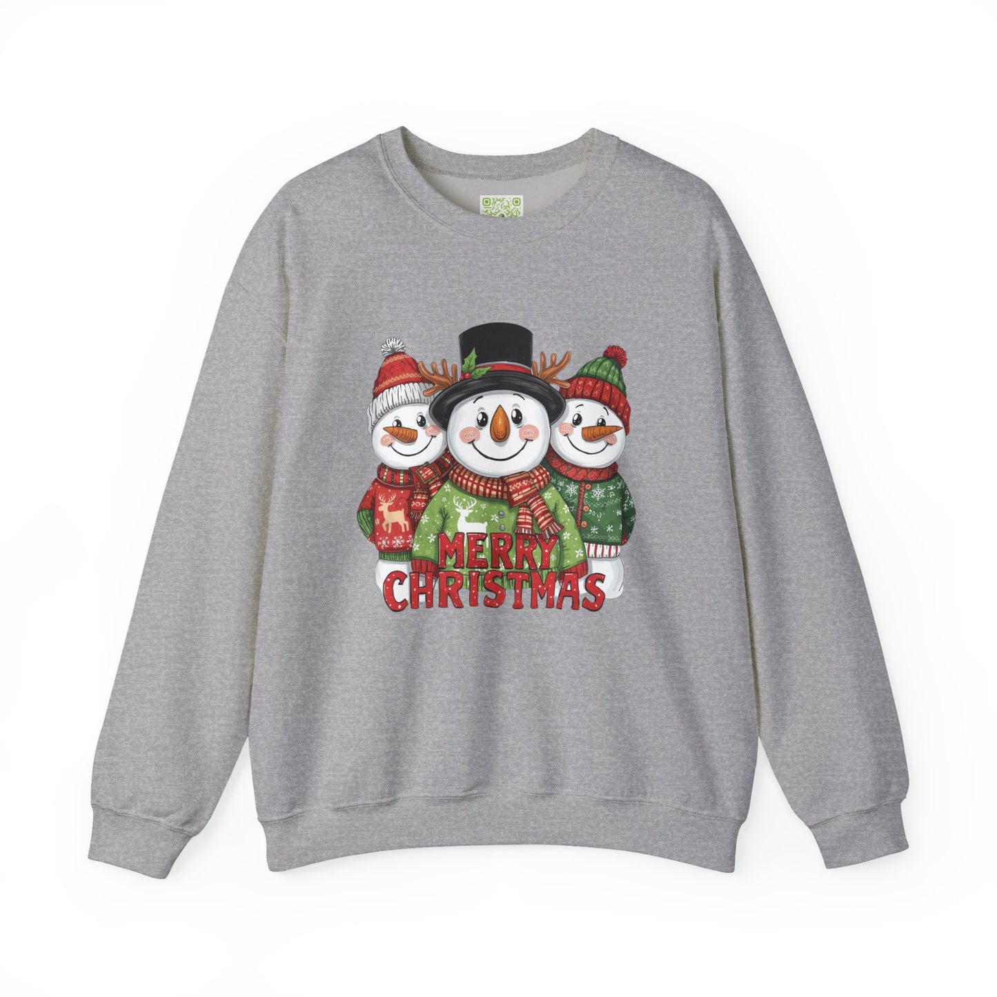 Merry Christmas Snowman Sweatshirt, Funny Snowman Shirt, Snowman Apparel, Cute Let It Snow Top, Snowman Lover Gift, Snowman Gift For Her, Kitschy Christmas Gift