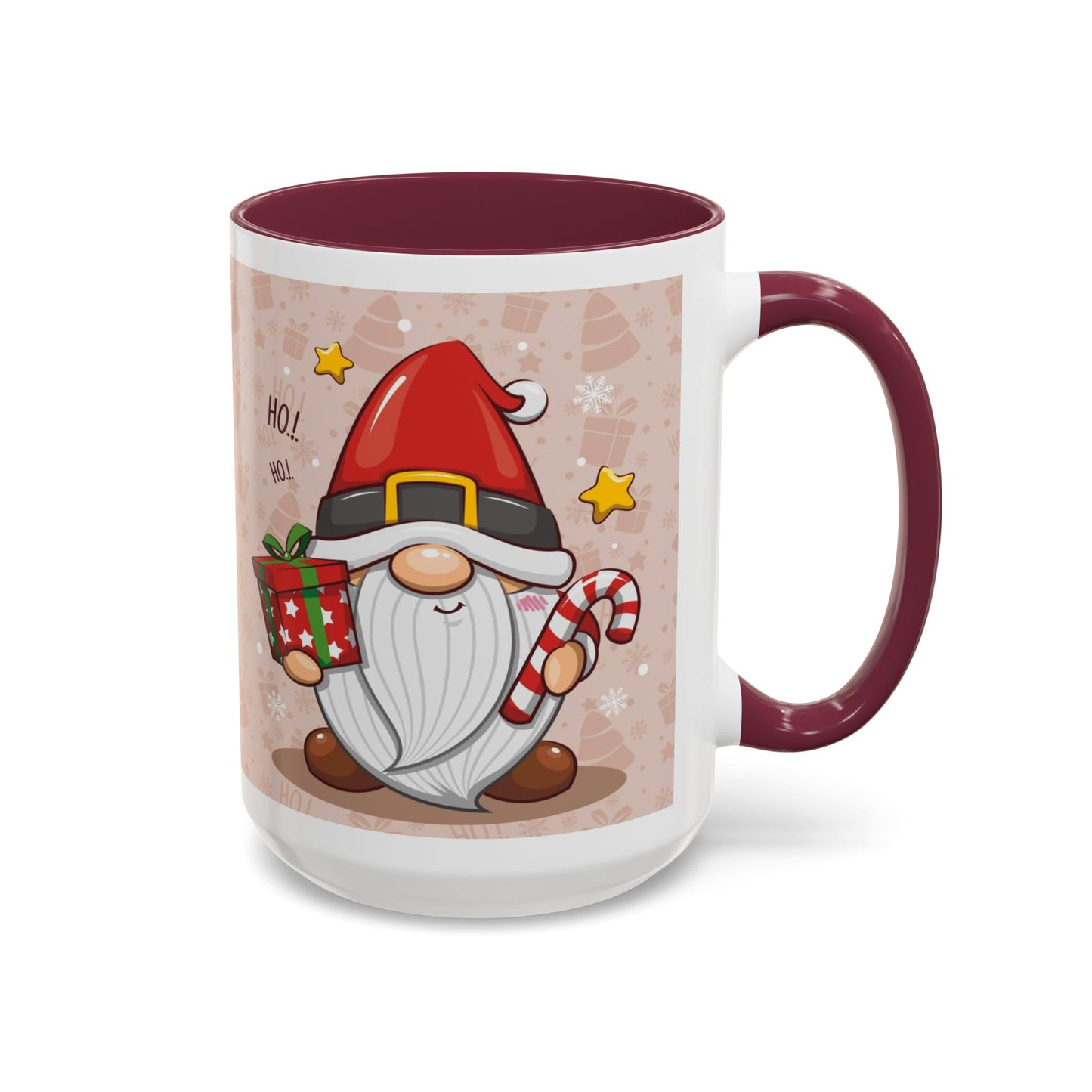Ho Ho Santa Gnome Christmas Mug, Cute Holiday Coffee Cup, Festive Hot Cocoa Mug, Gnome Lover Christmas Gift, Cozy Winter Drinkware for Holiday Cheer