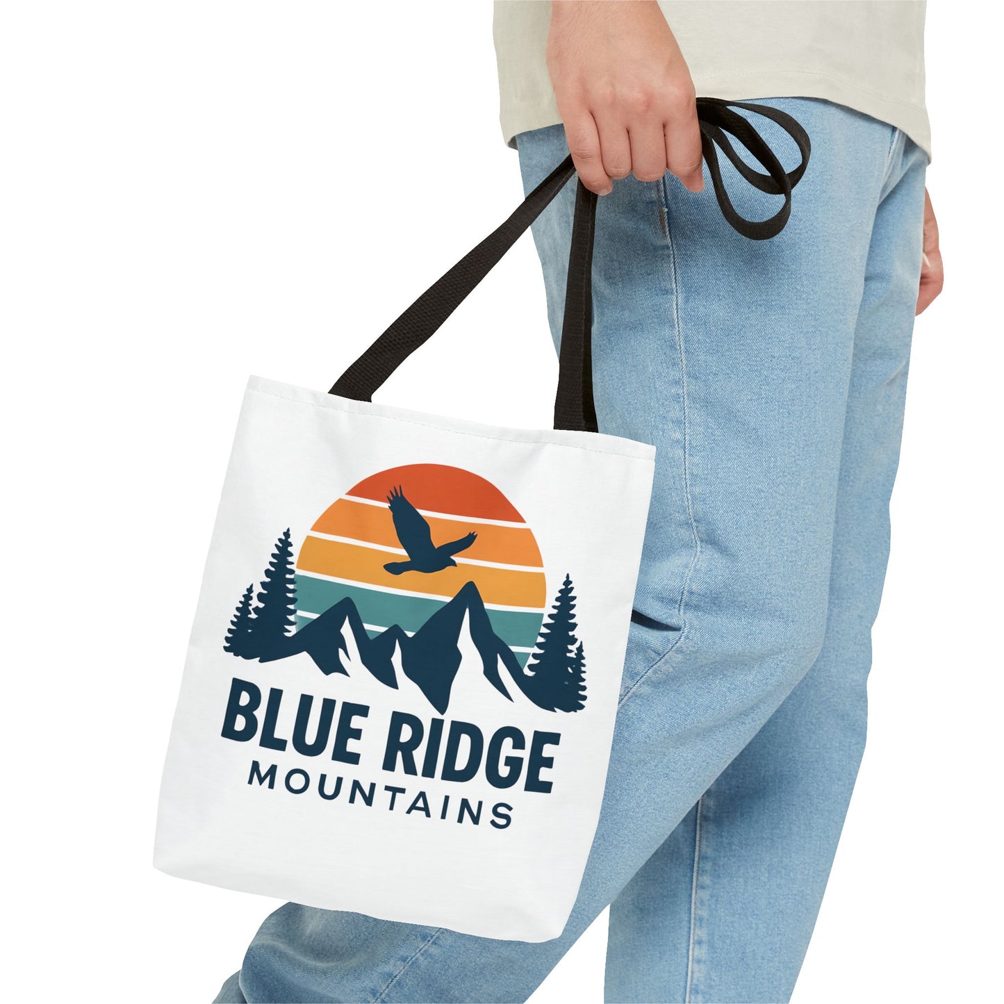 Blue Ridge Mountains Tote, Blue Ridge Parkway Bag, Appalachian Trail Tote, Smokey Mountains Gift, North Carolina Gift