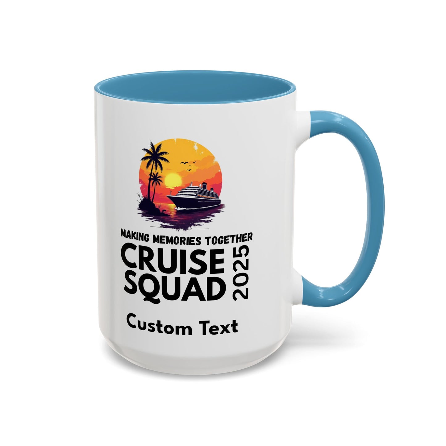 Personalized Cruise Squad Mug, Cruise Party Mug, Group Cruise Mug, Cruise 2025 Mug, Matching Cruise Mug, Family Travel Mug