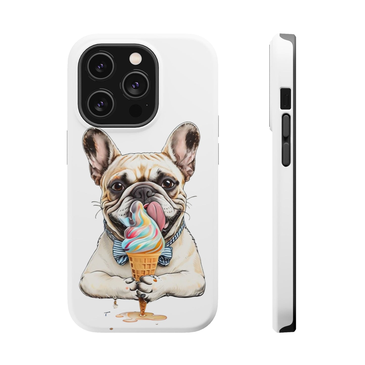 French Bulldog iPhone Case, Ice Cream Phone Case, Frenchie Mom Gift, Dog Phone Case, French Bulldog Lover Gift