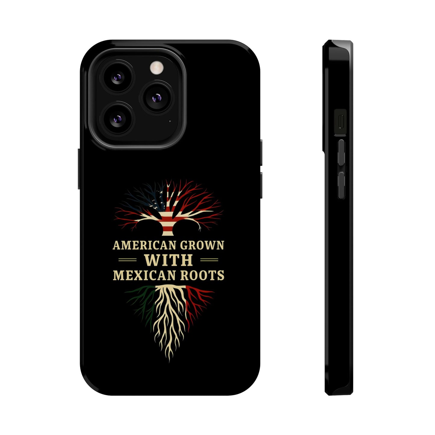 American Grown Magnetic Phone Case, Custom Tough Phone Cover, Unique Phone Accessory, Gift for Her, Multicultural Pride