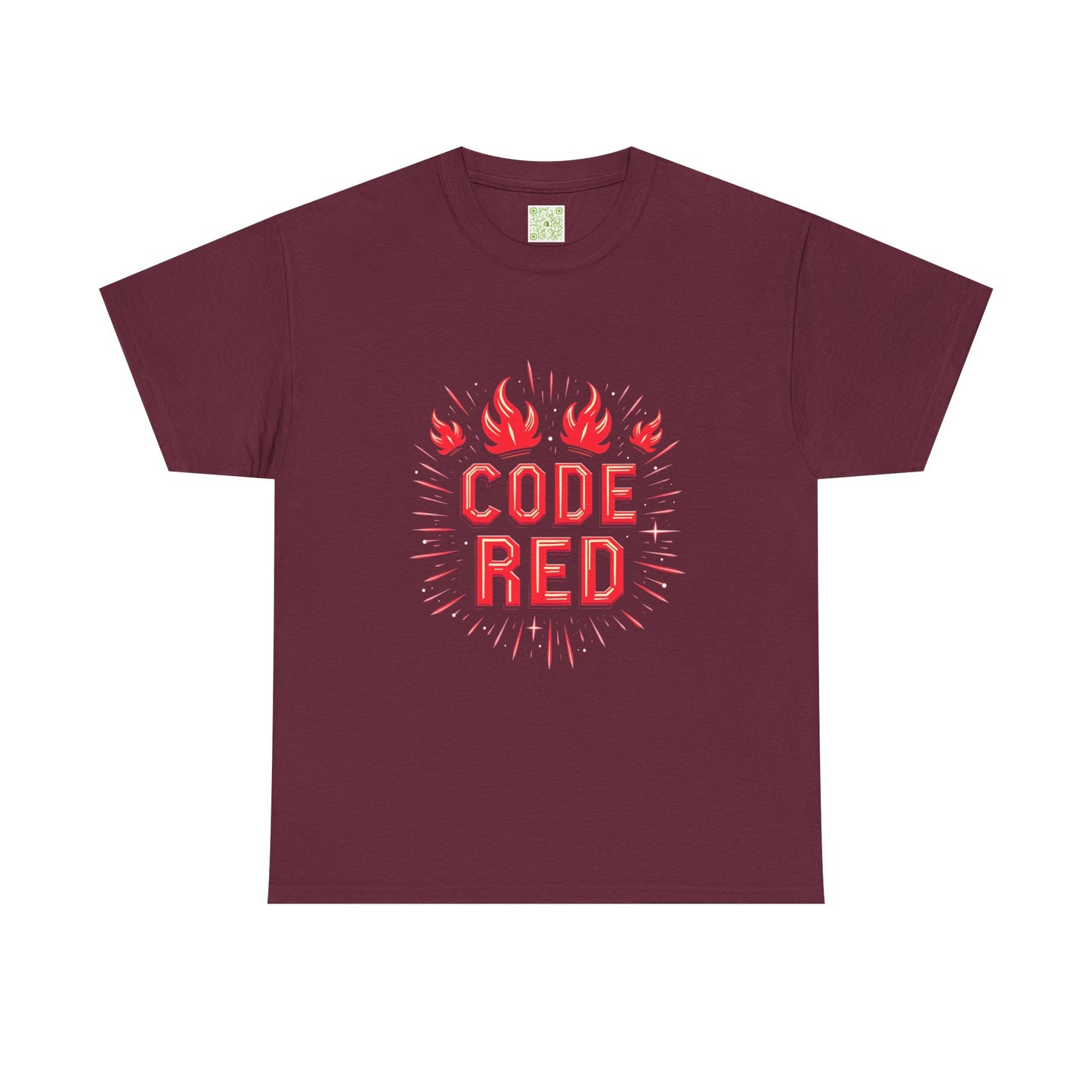 Firefighter Code Red Tee, Firefighting T-Shirt, Fireman Gift, Firefighter Gift, Thin Red Line, Bravery Inspired Shirt, Firefighting Tee