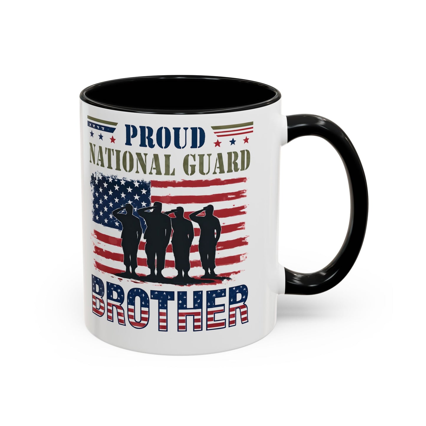 Proud National Guard Brother Coffee Mug, Veteran Appreciation Mug, Military Family Gift, Army Gifts, Tactical Gifts