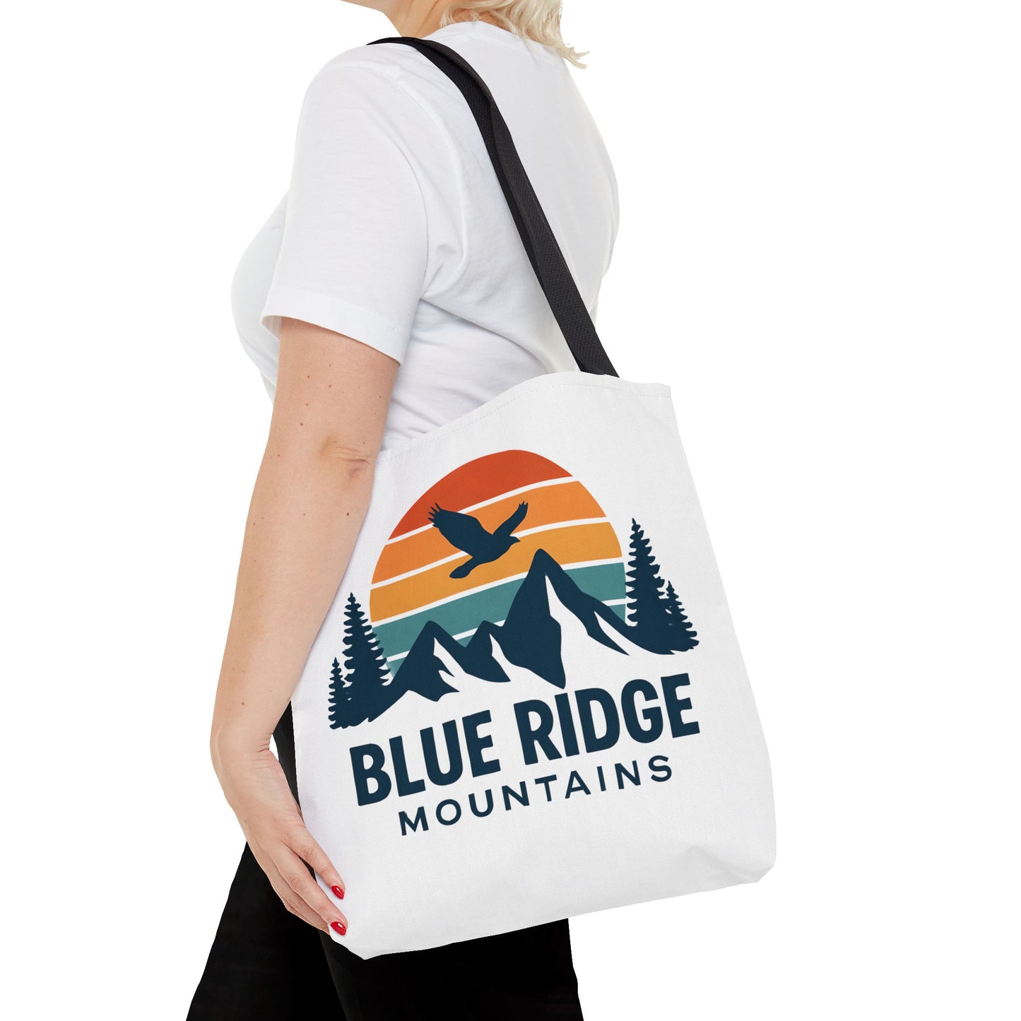 Blue Ridge Mountains Tote, Blue Ridge Parkway Bag, Appalachian Trail Tote, Smokey Mountains Gift, North Carolina Gift