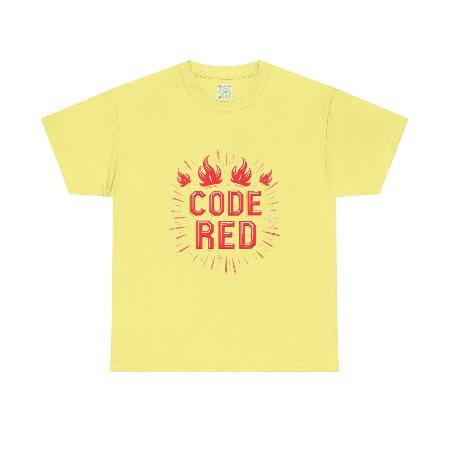 Firefighter Code Red Tee, Firefighting T-Shirt, Fireman Gift, Firefighter Gift, Thin Red Line, Bravery Inspired Shirt, Firefighting Tee