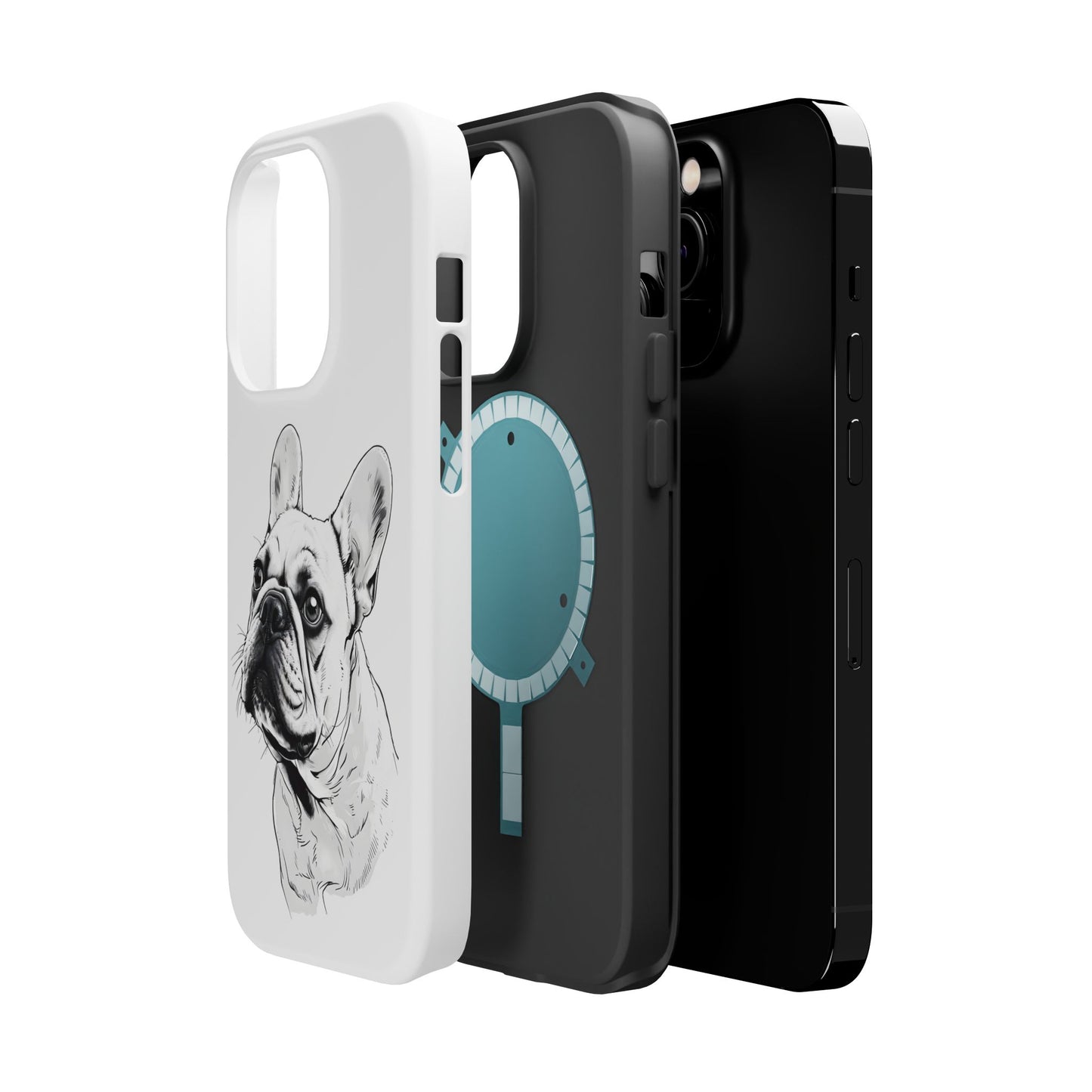 French Bulldog Magnetic Phone Case, Custom Pet Case, Durable Phone Accessories, Gift for Dog Lovers, Unique Phone Protection