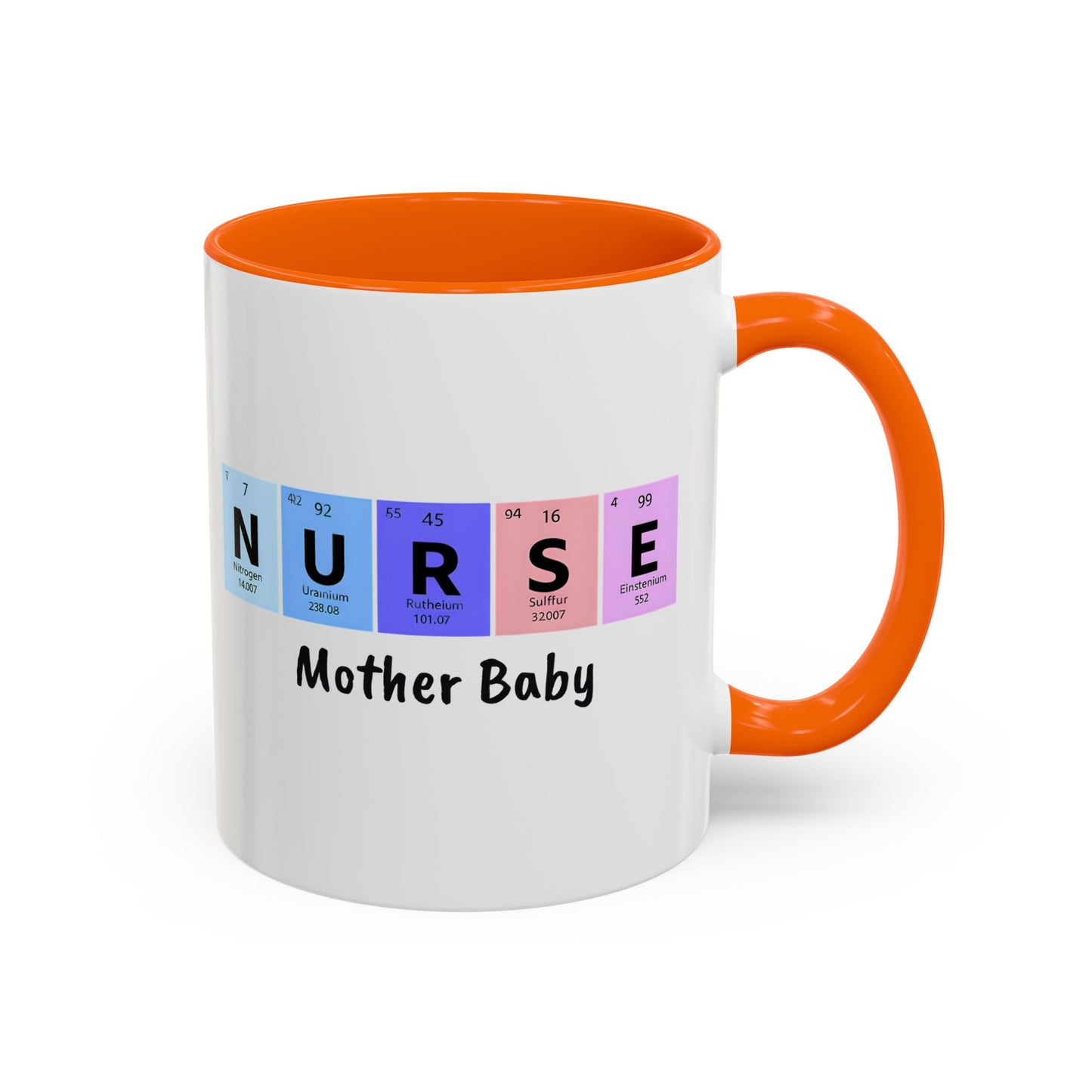 Nurse Mother Baby Coffee Mug, Nurse Practitioner Gift, Labor Delivery Nurse, Postpartum Nurse, Nursery Nurse Mug