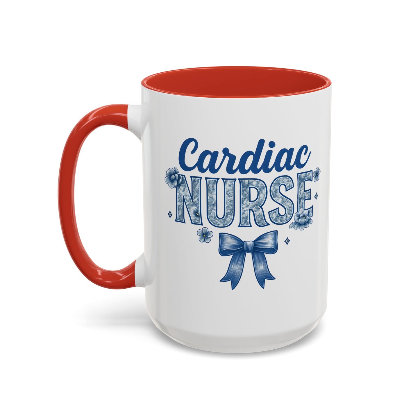 Chinoiserie Nurse Mug, Cardiac Nurse Mug, Cardiac ICU Mug, CVICU Nurse Mug, Cardiology Nurse Gift, Nurse Team Mug
