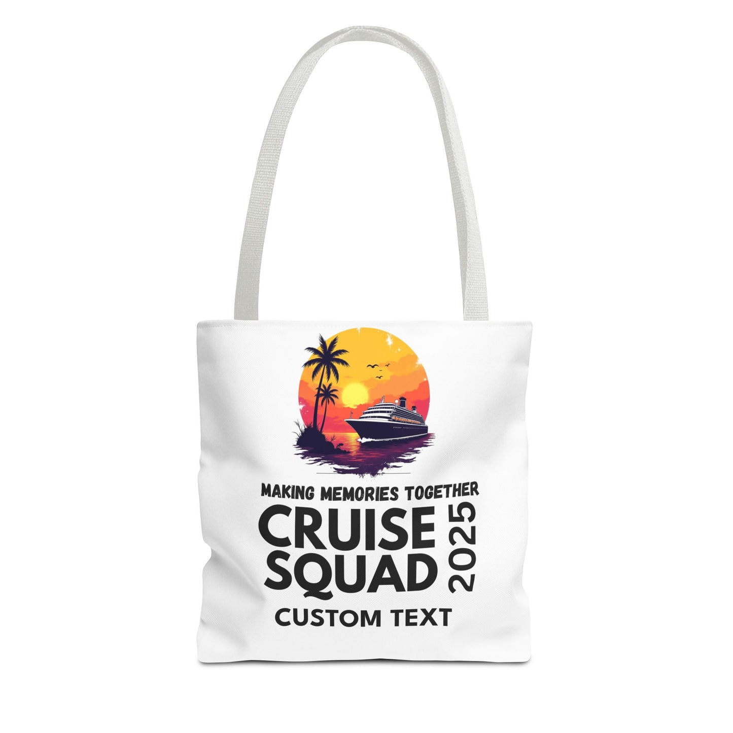 Personalized Cruise Squad Tote Bag, Family Cruise 2025, Matching Tote Bag, Vacation Tote, Family Vacation 2025, Cruise Bag