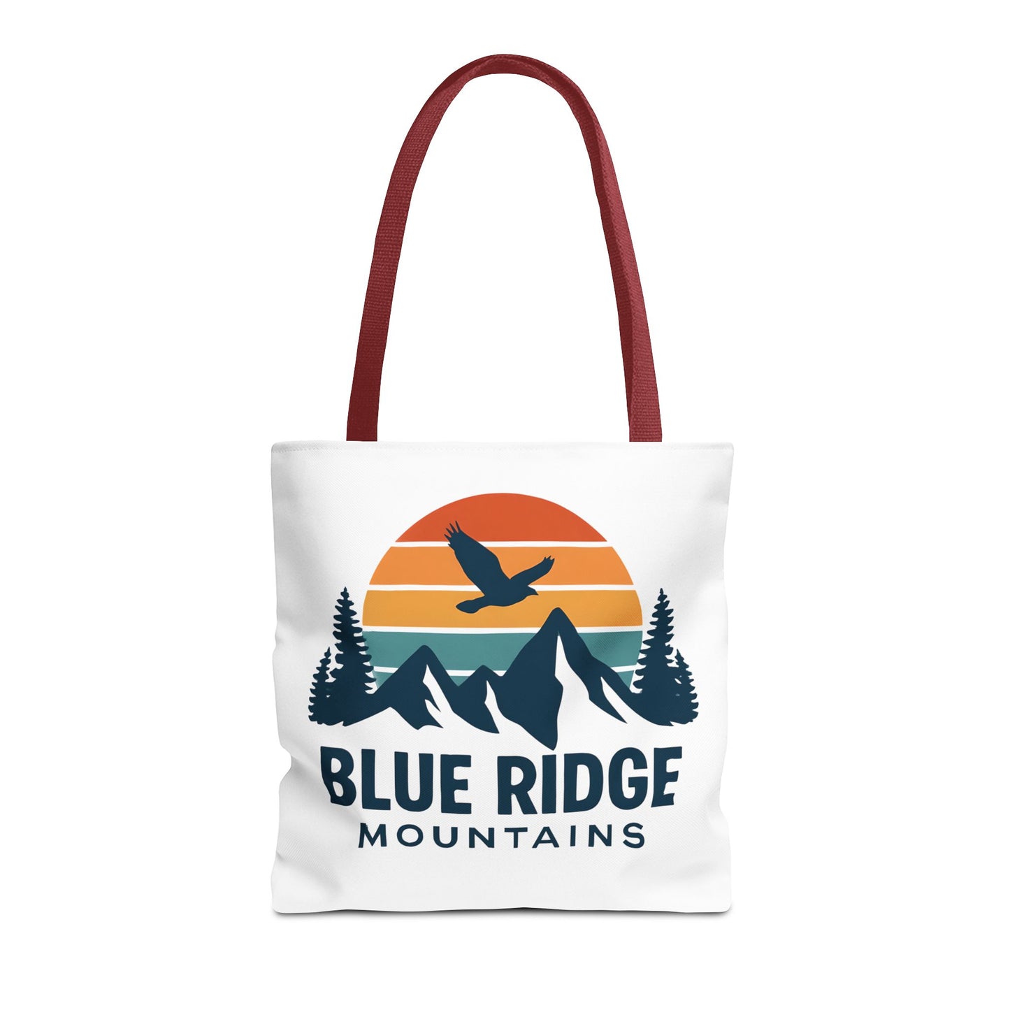 Blue Ridge Mountains Tote, Blue Ridge Parkway Bag, Appalachian Trail Tote, Smokey Mountains Gift, North Carolina Gift