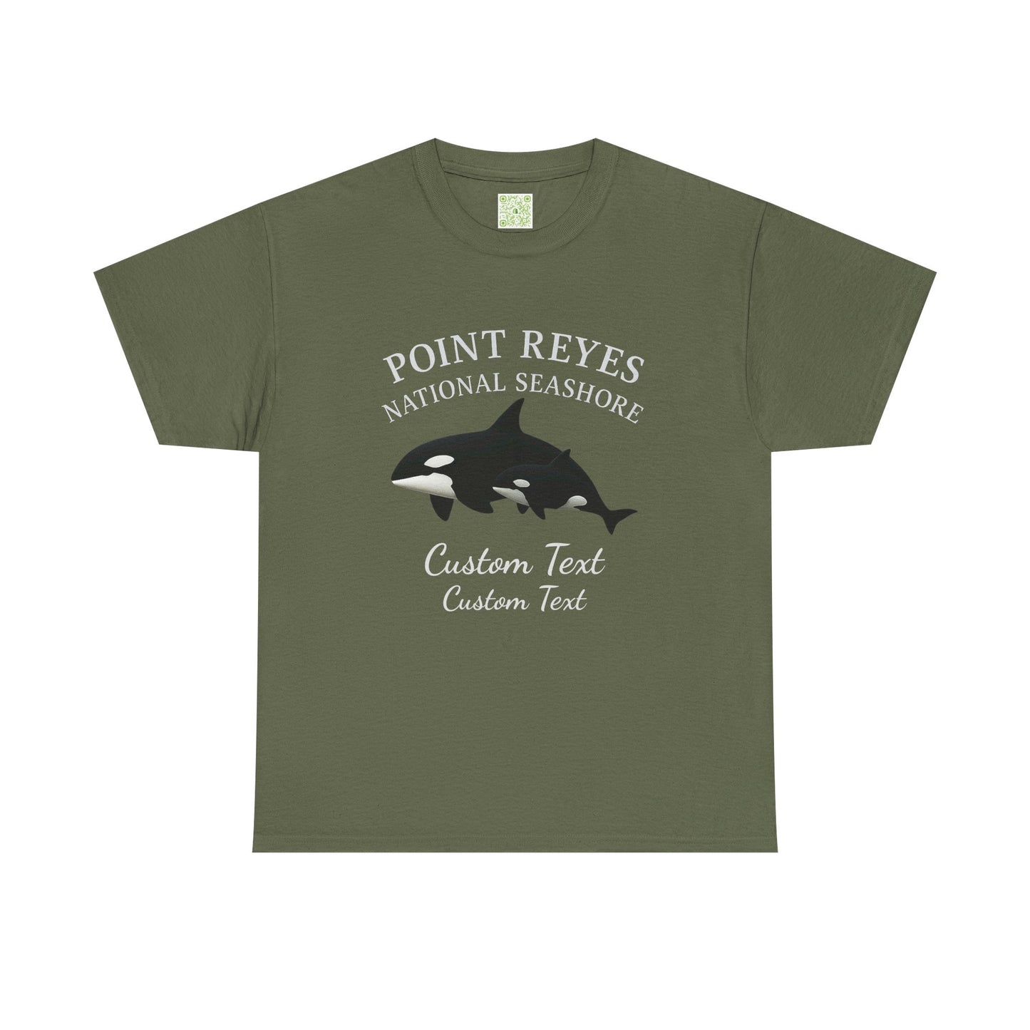 Point Reyes National Seashore Orca Tee, Marin County Whale Shirt, California Coast T-shirt, Pacific Ocean Gift, Whale Watching Apparel