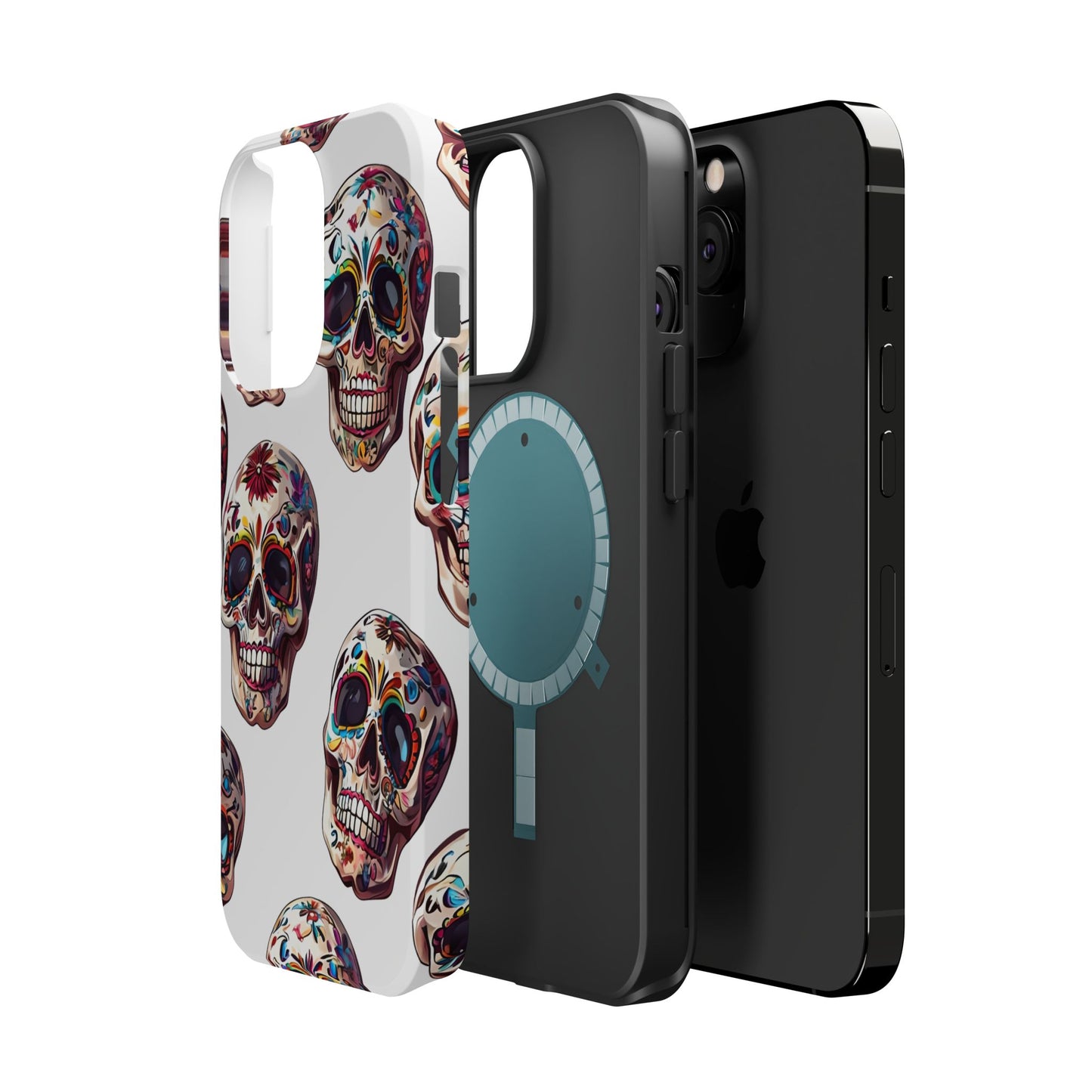 Sugar Skull Phone Case, Dia De Los Muertos, Day Of The Dead, Mexican Tradition, Sugar Skull Art, Wireless Charger