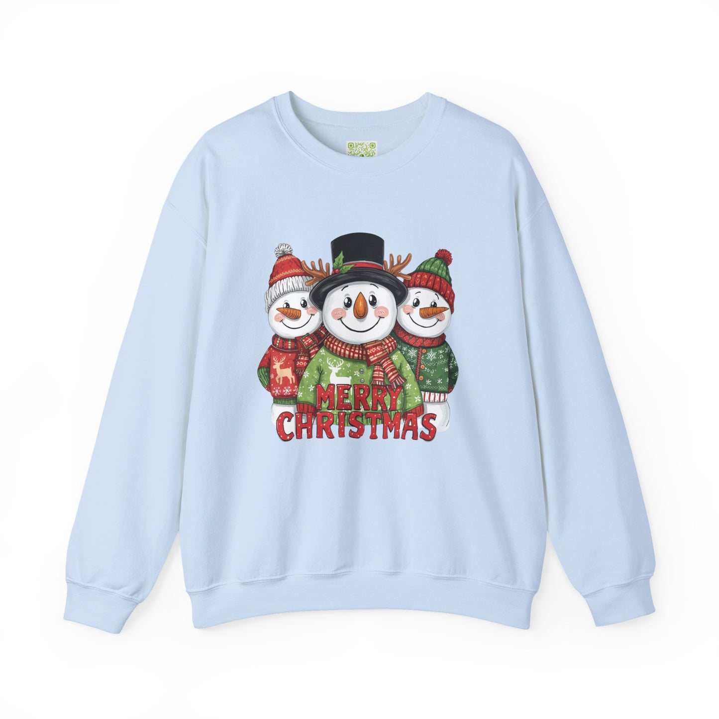 Merry Christmas Snowman Sweatshirt, Funny Snowman Shirt, Snowman Apparel, Cute Let It Snow Top, Snowman Lover Gift, Snowman Gift For Her, Kitschy Christmas Gift
