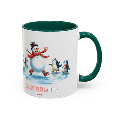 Christmas Snowman Mug – Cute Holiday Coffee Cup, Snowman Lover Gift, Hot Chocolate Mug, Christmas Cocoa Cup, Gift for Her 2025