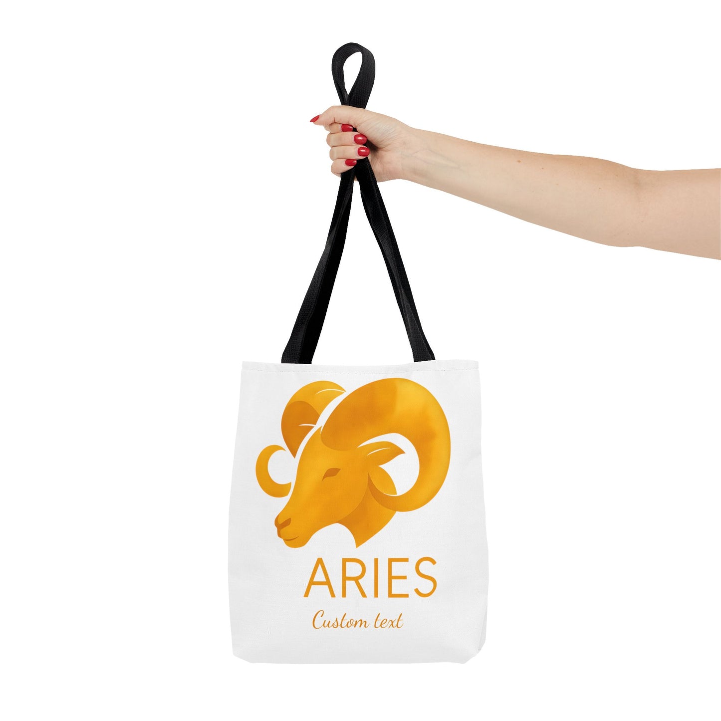Aries Zodiac Personalized Tote Bag, Artistic Tote Bag, Astrology Bag, Unique Tote Bag, Aries Birthday Gift
