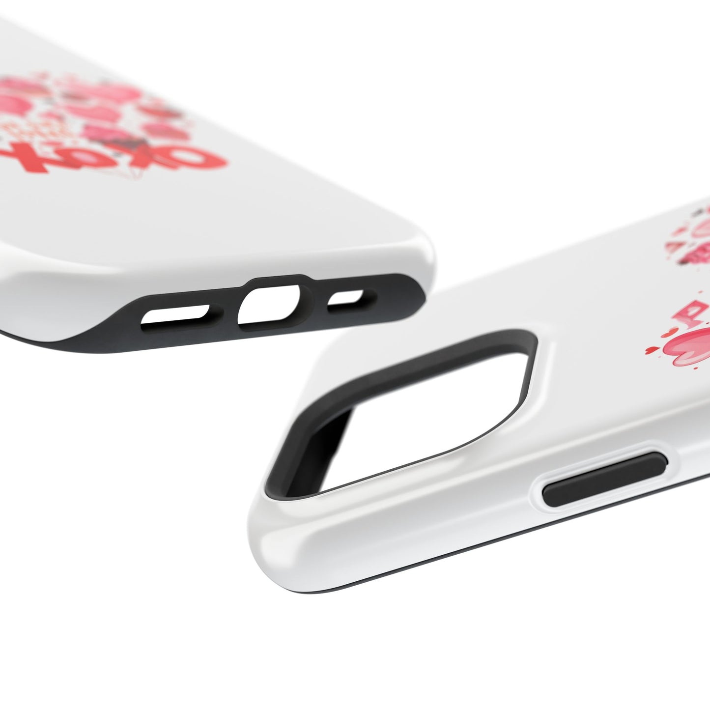 Valentine's Day Magnetic Tough Cases, Cute Phone Cover, Gift for Her, Love Heart Design, Personalizable Tech Accessory