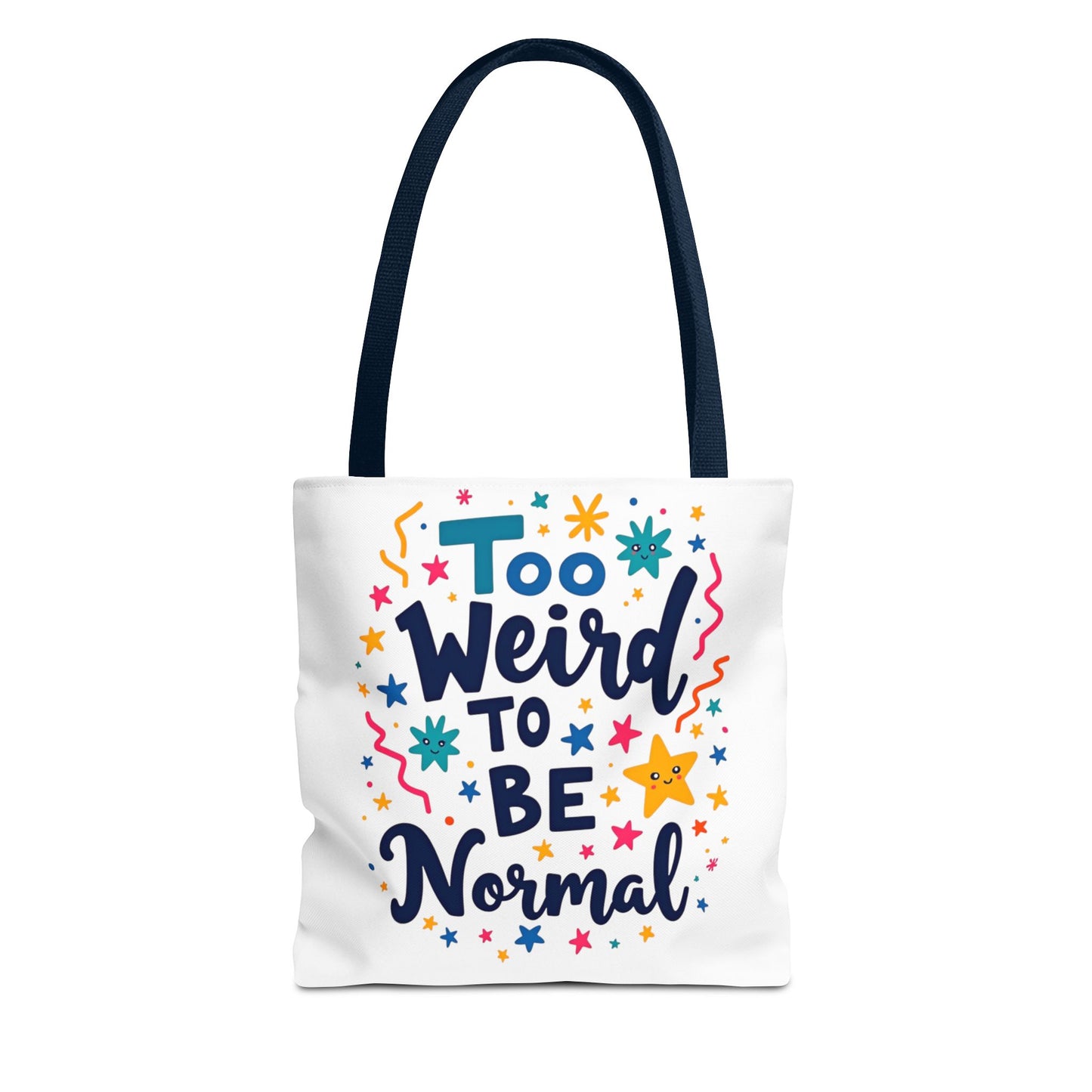Enneagram Type 4 Tote Bag, To Weird to Be Normal, Personality Test, Enneagram Four, Self Growth Accessories