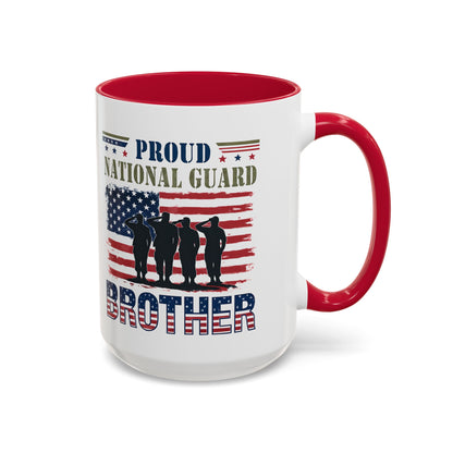 National Guard, Proud Brother Coffee Mug, Veteran Appreciation Mug, Military Family Gift, Army Gifts, Tactical Gifts