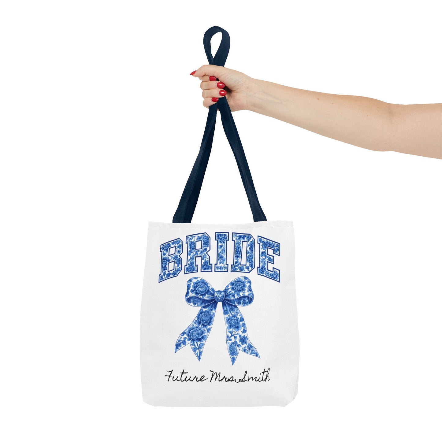 Bridal Tote Bag, Future Mrs. Smith Gift, Wedding Planning, Bride-to-Be Accessory, Personalized Bridal Shower Favor