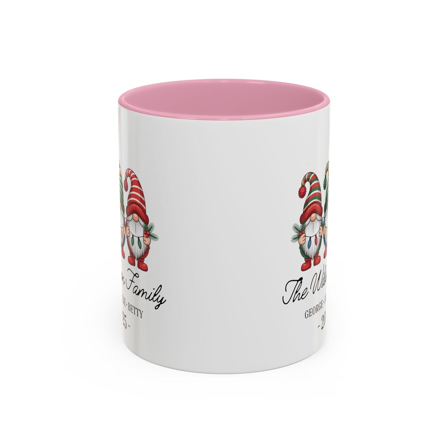 gnome mug, Personalized Family Gnome Christmas Mug, Custom Family Name 2025 Coffee Cup, Cute Holiday Gift for Family, Christmas Gnome Mug Keepsake