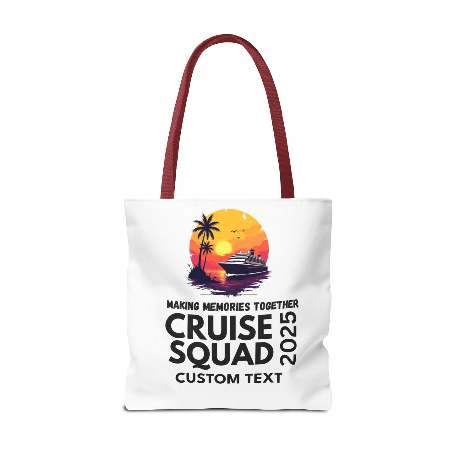 Personalized Cruise Squad Tote Bag, Family Cruise 2025, Matching Tote Bag, Vacation Tote, Family Vacation 2025, Cruise Bag