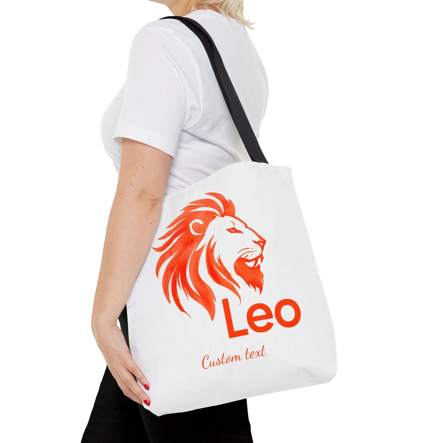 Leo Zodiac Personalized Tote Bag, Artistic Tote Bag, Astrology Lover, Trendy Tote Bag, Weekender, Aesthetic Tote