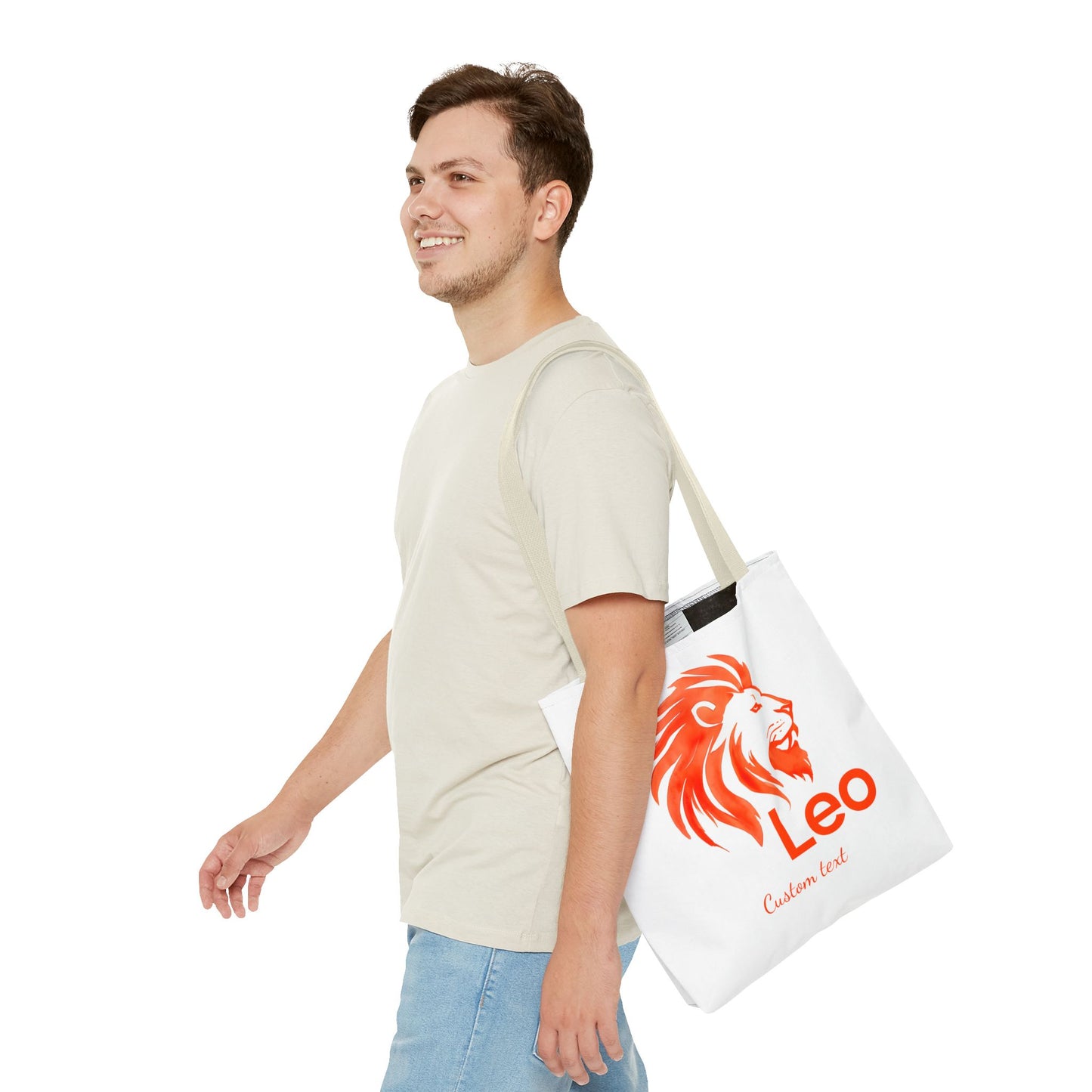 Leo Zodiac Personalized Tote Bag, Artistic Tote Bag, Astrology Lover, Trendy Tote Bag, Weekender, Aesthetic Tote