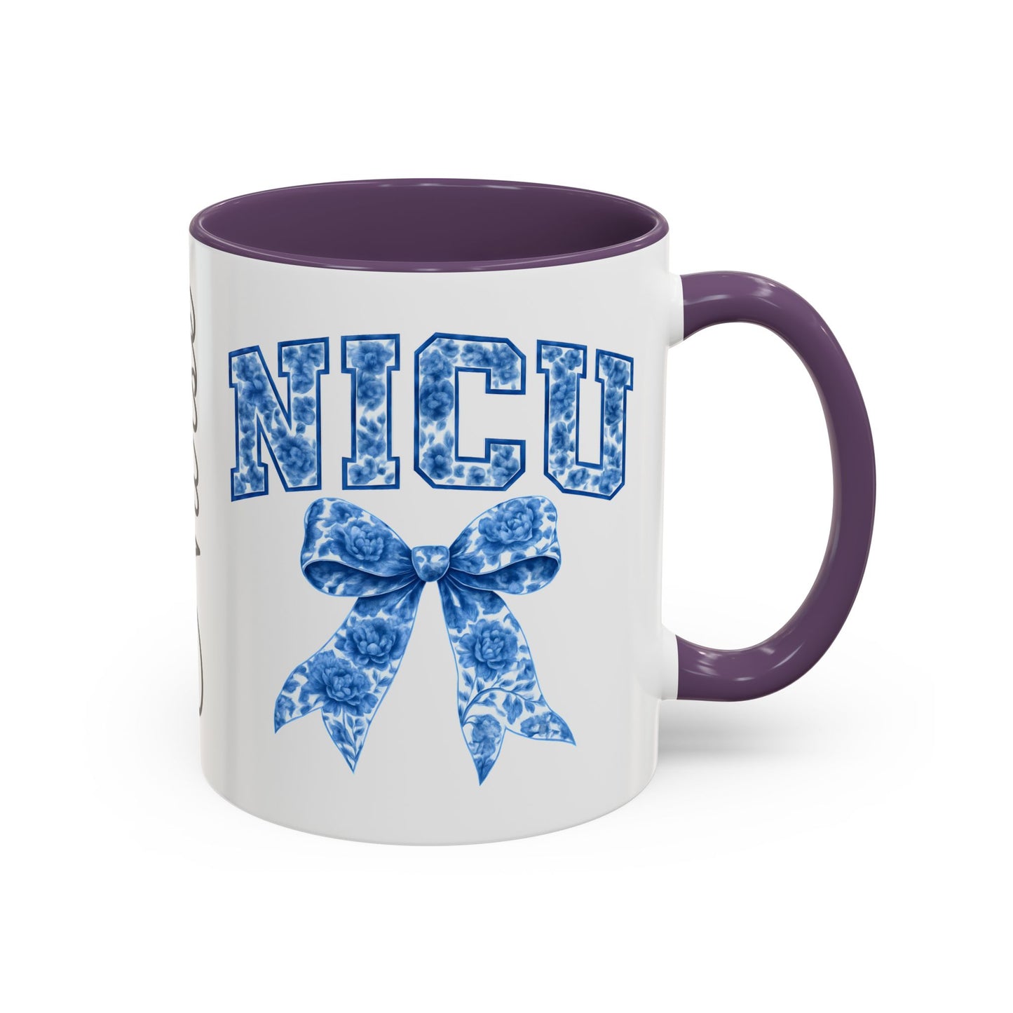NICU Nurse Chinoiserie Accent Coffee Mug, Nurse Retirement Mug, NICU Nurse Mug, New Job Gift, Mug For NICU Nurse