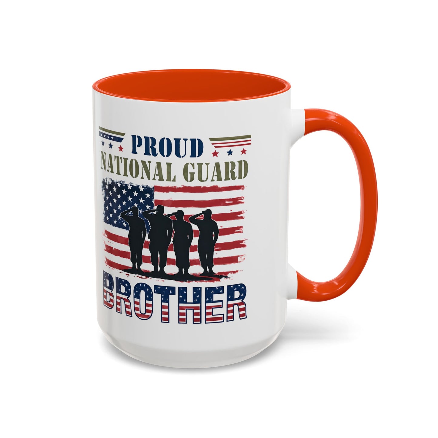 National Guard, Proud Brother Coffee Mug, Veteran Appreciation Mug, Military Family Gift, Army Gifts, Tactical Gifts