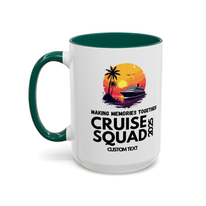 Custom Cruise Squad, Cruise Group, Cruise Party Mug, Group Cruise Mug, Cruise 2025, Matching Cruise Mug, Family Travel Mug