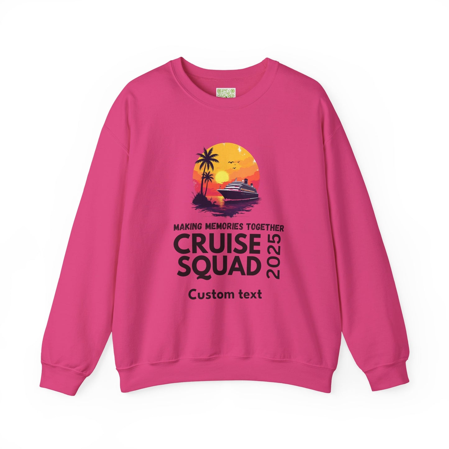 Personalized Cruise Squad 2025 Sweatshirt, 2025 Cruise Sweatshirt, Family Cruise Sweatshirt, Custom Cruise Apparel, Cruise Gifts