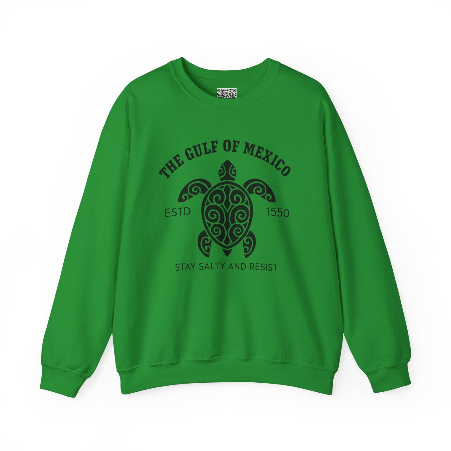 Gulf of Mexico Turtle Sweatshirt - Stay Salty and Resist