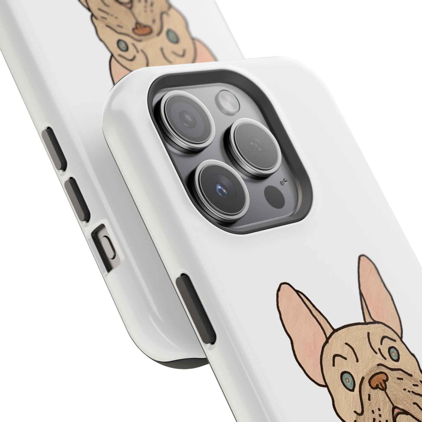 French Bulldog Magnetic Tough Case, Cute Pet Phone Cover, Dog Lover Gift, MagSafe Phone Protector, Unique Phone Accessory