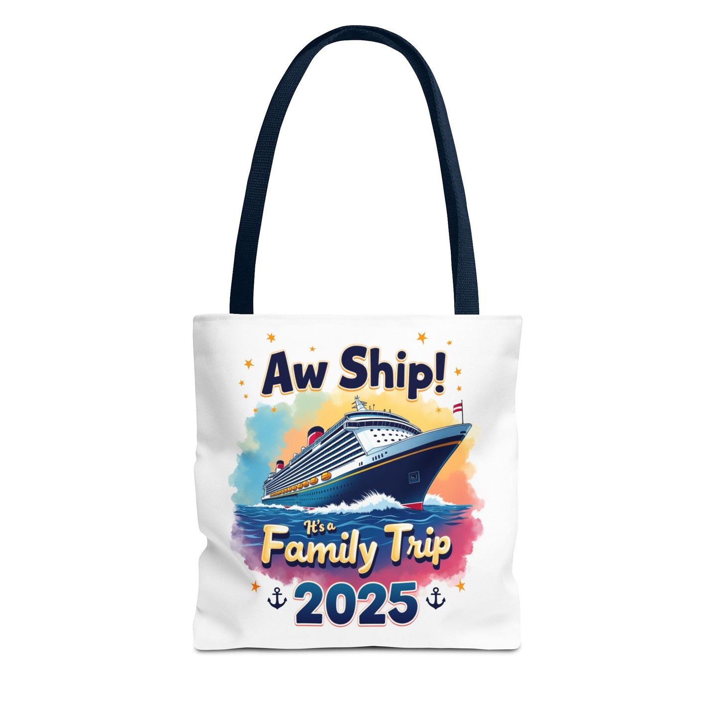 Aw Ship Family Cruise Tote Bag, Family Vacation 2025, Custom Travel Shirt, Cruise Squad 2025, Cruise Mode On, Cruise Life Shirt