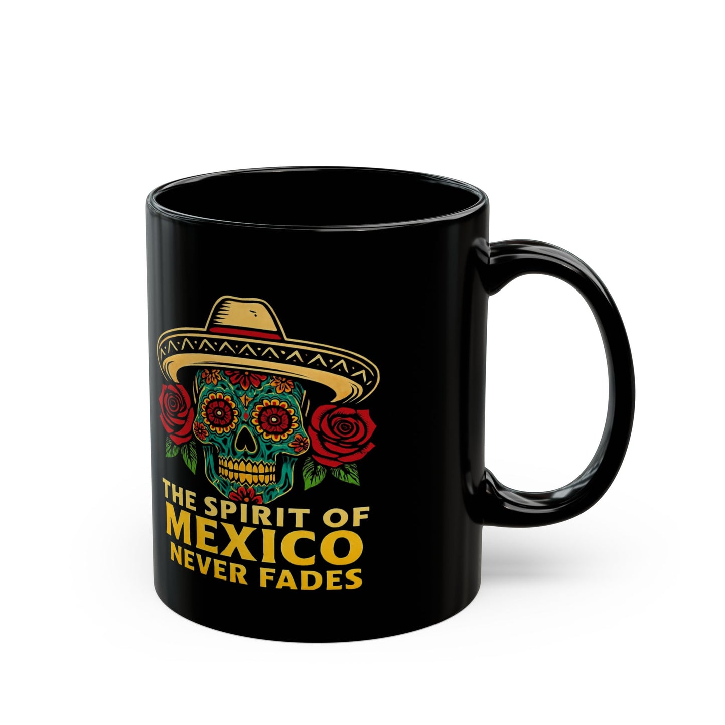 Mexican Spirit Day of the Dead Mug, Hispanic Heritage, Mexican Pride, Immigrant Rights, Mexican Culture, Brown Pride