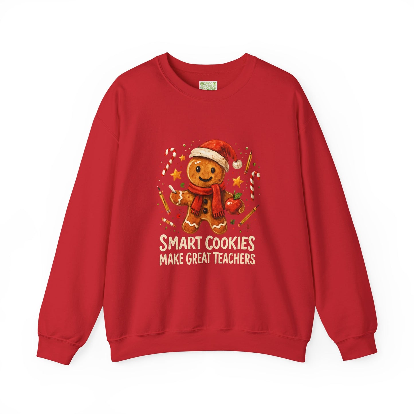 Gingerbread Teacher Sweatshirt, Best Teacher Ever, Festive Educator Gift, Teacher Holiday Gift, Xmas Gift, Santas Favorite