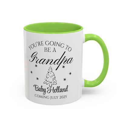 You’re Going to Be a Grandpa Mug, Pregnancy Announcement Coffee Cup, New Grandpa Gift, Baby Reveal Mug for Grandparents, Personalized Baby Announcement