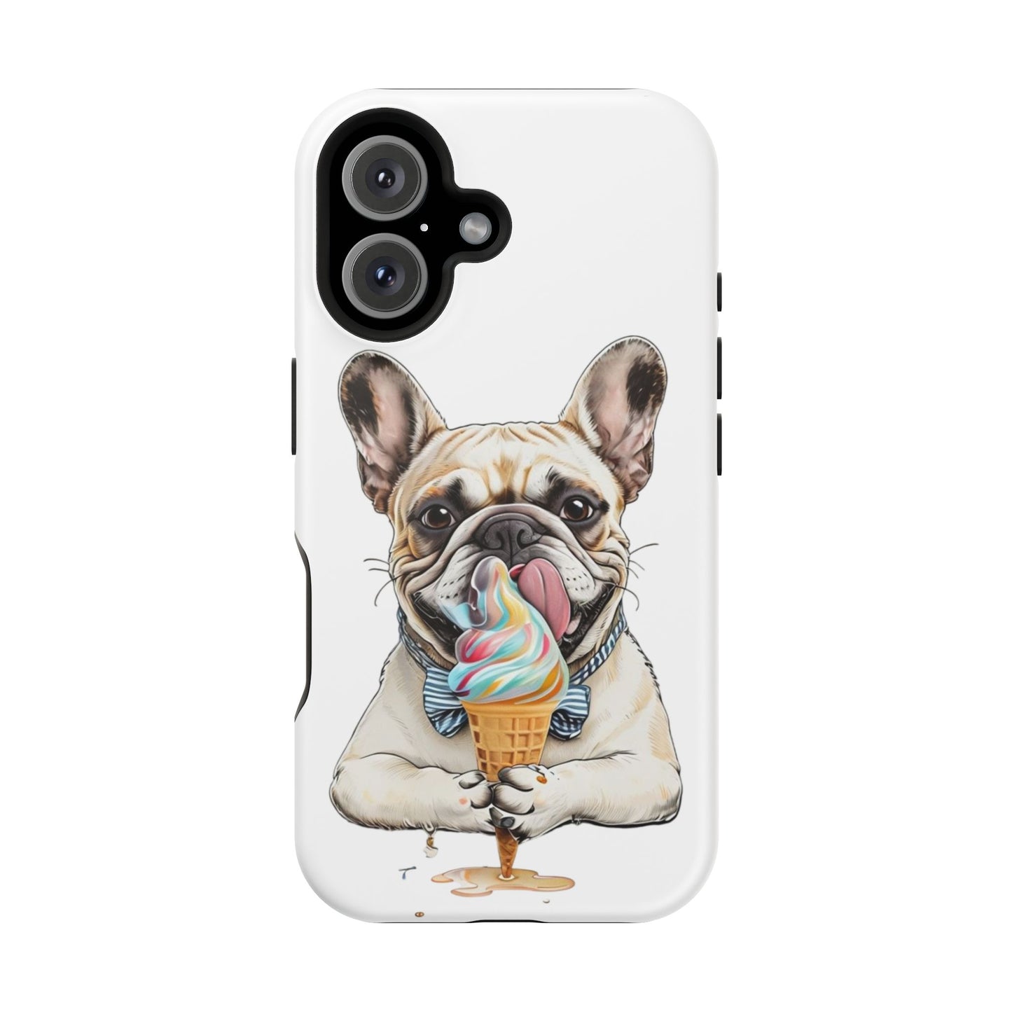 French Bulldog iPhone Case, Ice Cream Phone Case, Frenchie Mom Gift, Dog Phone Case, French Bulldog Lover Gift