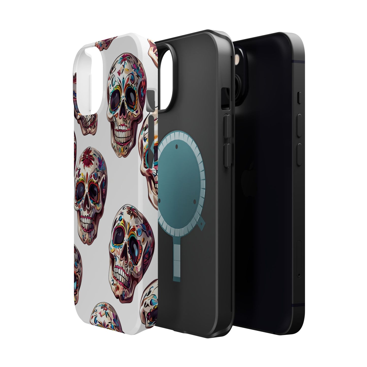 Sugar Skull Phone Case, Dia De Los Muertos, Day Of The Dead, Mexican Tradition, Sugar Skull Art, Wireless Charger