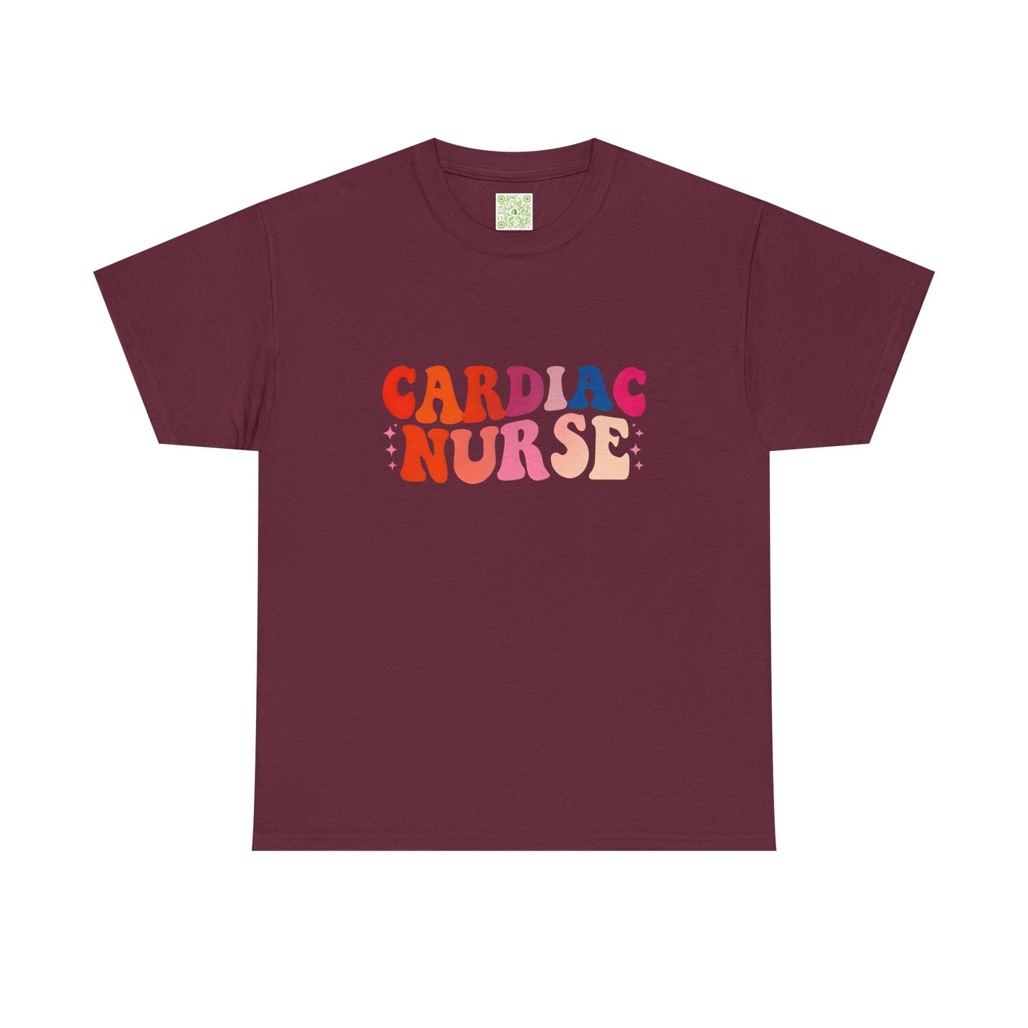 Cardiac Nurse Unisex Heavy Cotton Tee, Cardiac Nurse Shirt, ICU Nurse Gift, Nurses Day Gift, Nurse Squad Shirt
