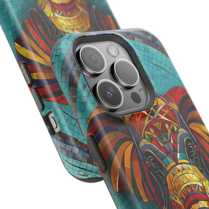 Artistic Elephant Phone Case, Elephant Case, Trendy iPhone Case, Elephant Lover Gift, Unique iPhone Case, Mosaic Design