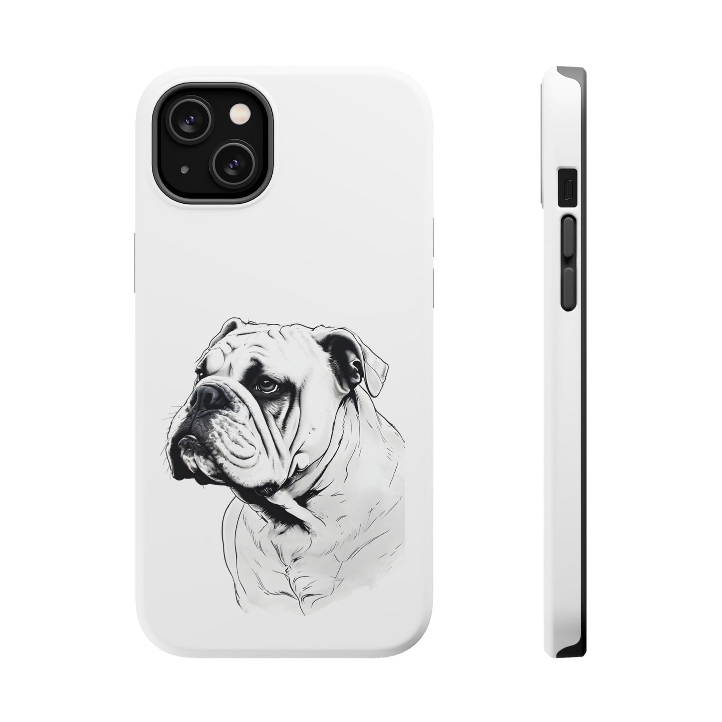 Bulldog Magnetic Tough Cases - Durable Phone Protection, Pet Lovers Gift, Animal Accessories, Unique Design, Personalized Tech