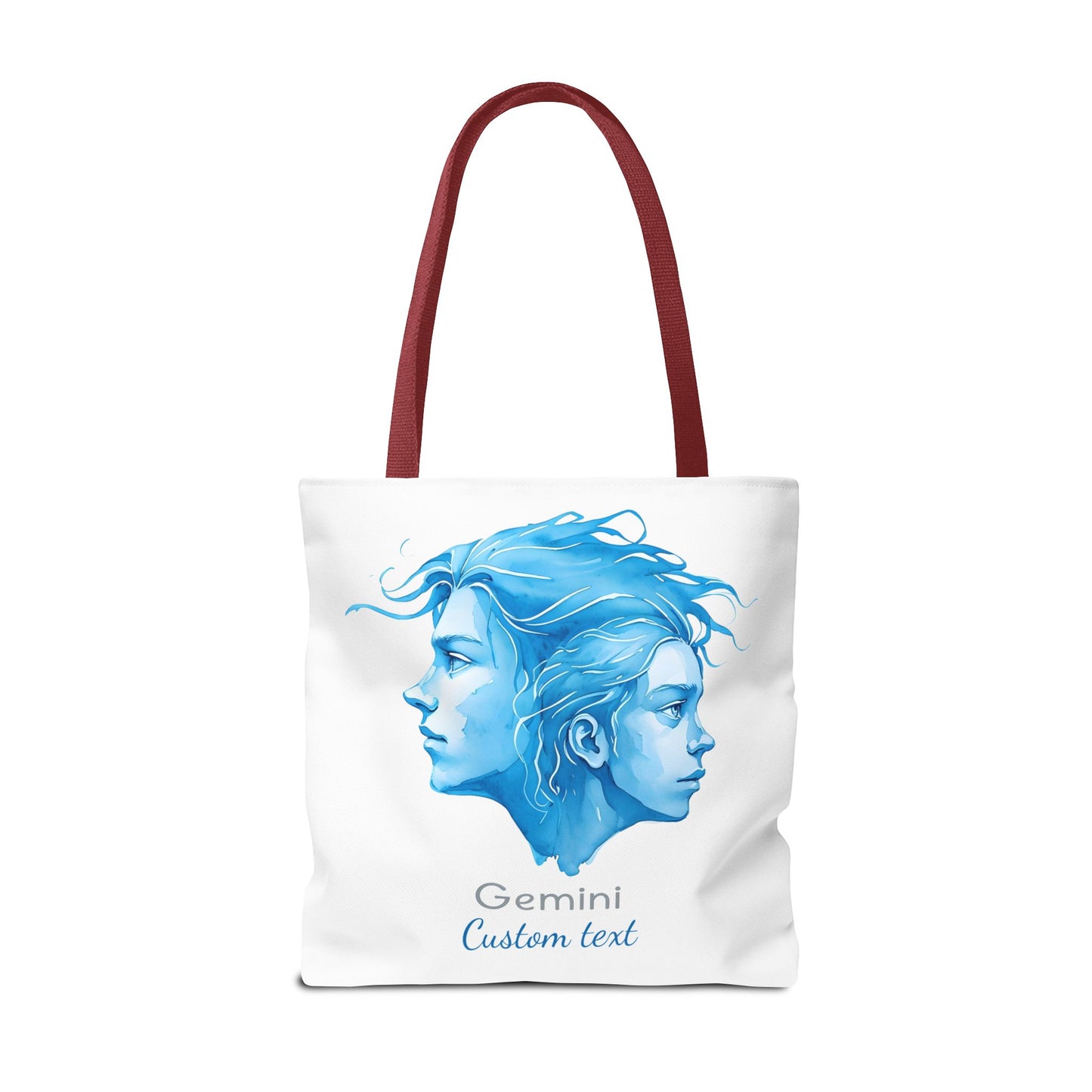 Gemini Zodiac Personalized Tote Bag, Astrology Lover Gift, Artistic Tote Bag, Gemini Birthday Gift, Trendy Tote