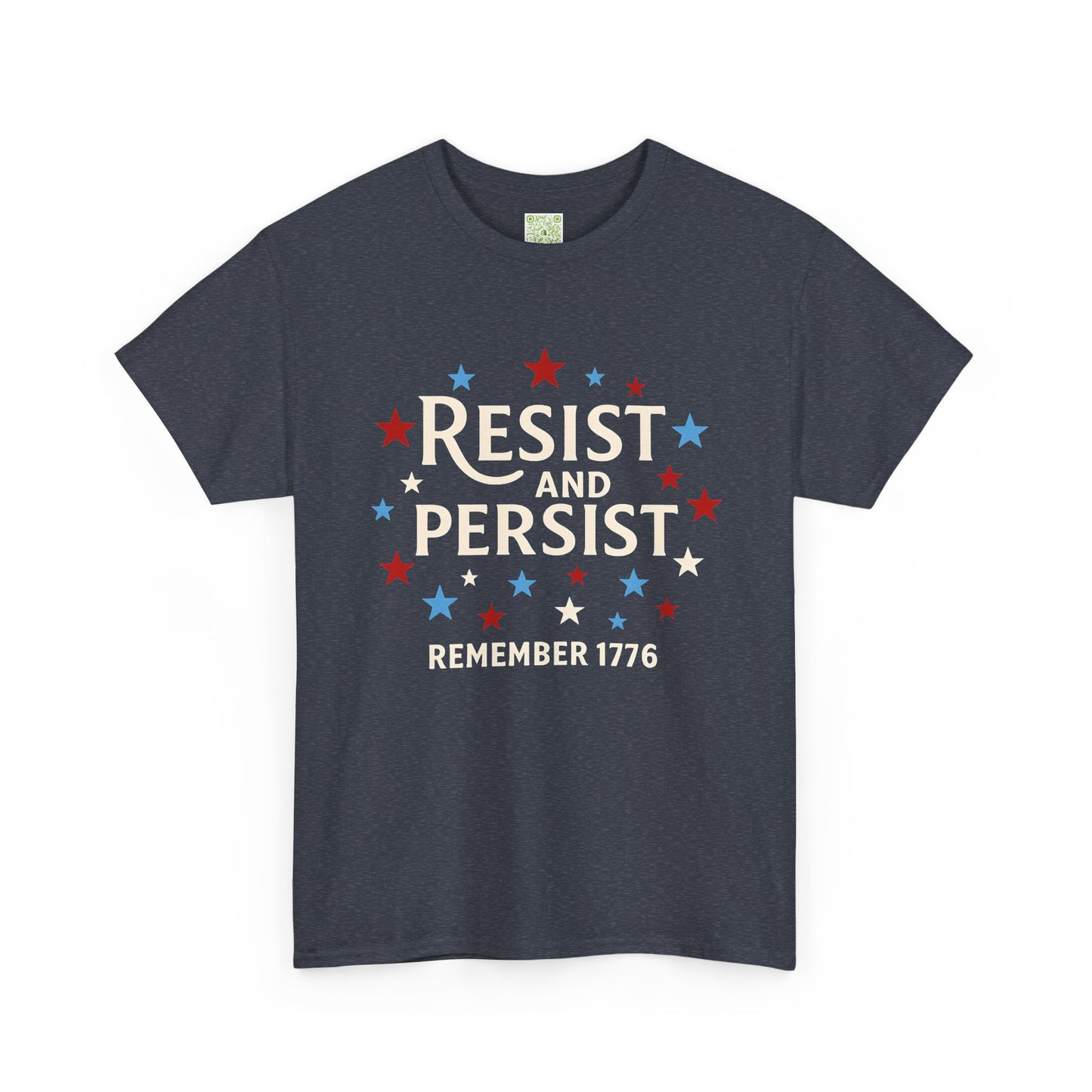Resist and Persist Tee, Unisex Cotton, Fourth of July Shirt, Memorial Day Shirt, Patriotic Shirt, Freedom Shirt, USA Flag Tee