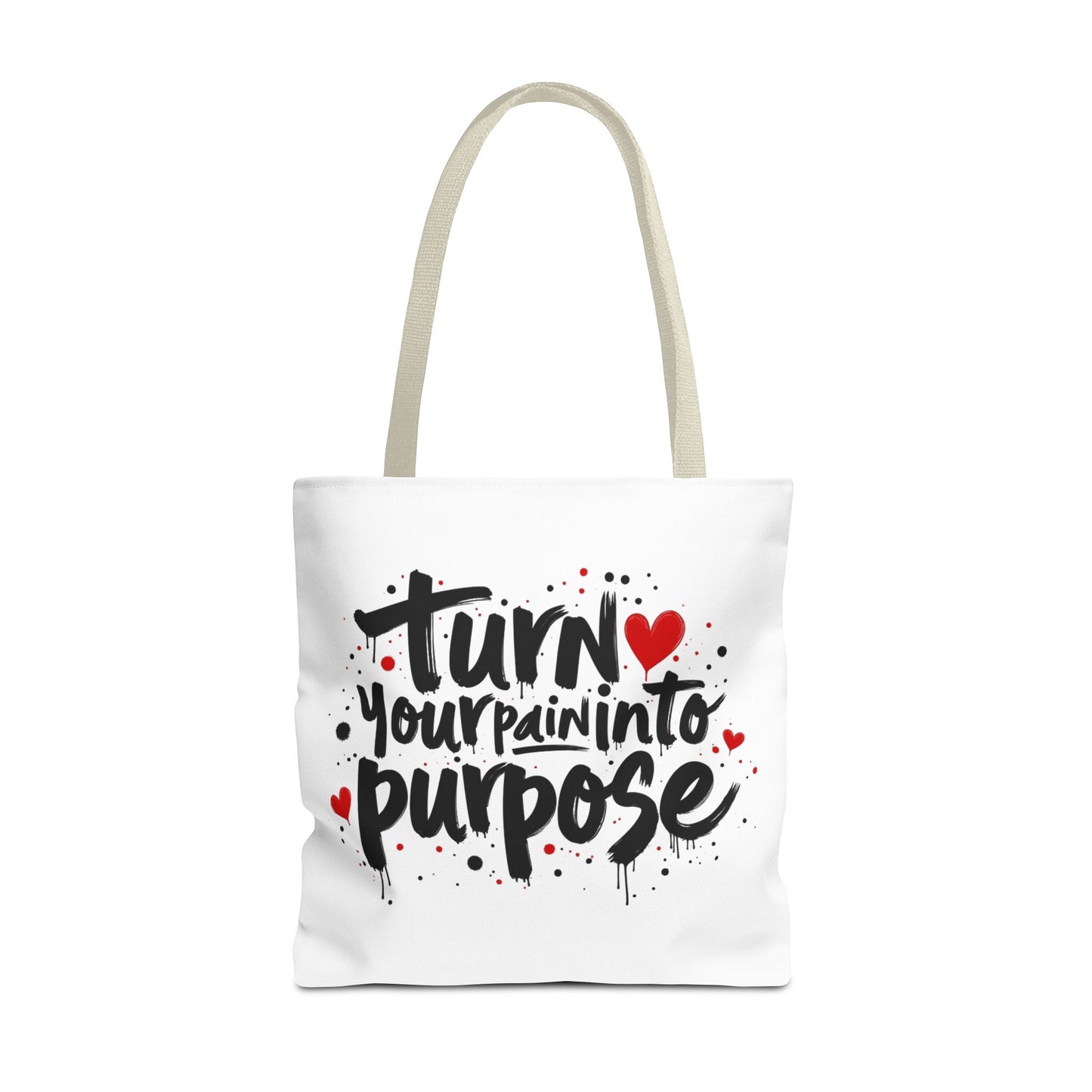 Enneagram 4 Inspirational Tote Bag, Turn Your Pain Into Purpose, Enneagram Type 4, Self Growth, Personality Types